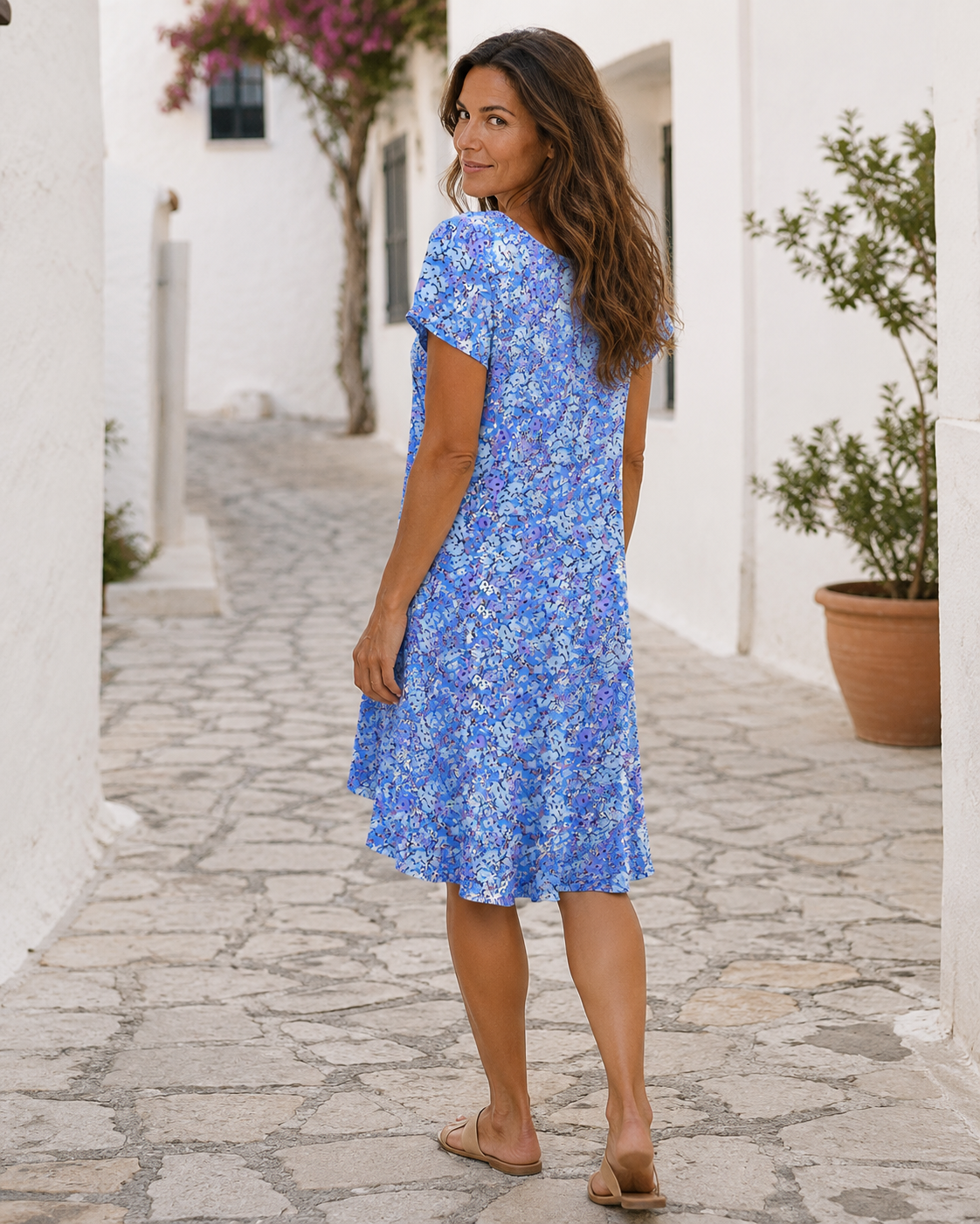 Natalia - Vestido Estampado Fresco y Favorecedor
