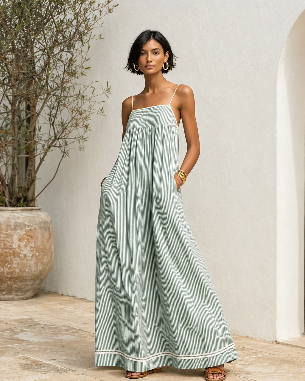 Clara - Vestido Largo Fresco y Favorecedor