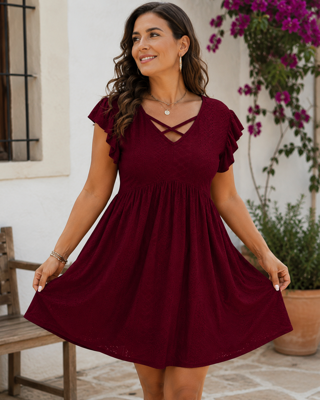 Teresa - Vestido Fluido Cómodo y Favorecedor