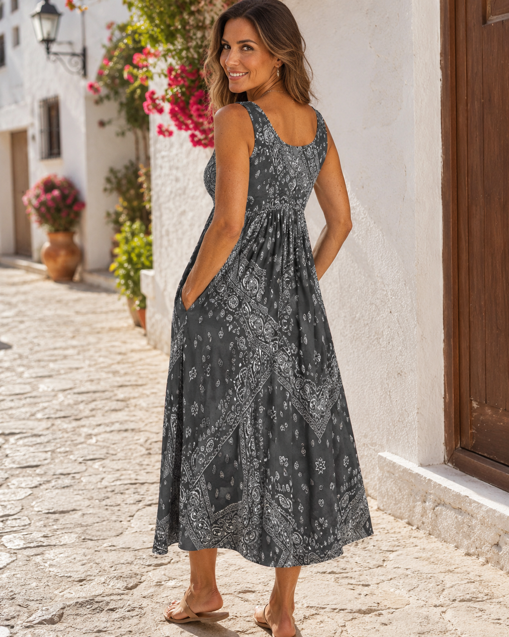 Rocío - Vestido Largo Fluido y Favorecedor