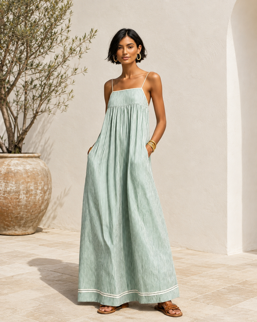 Clara - Vestido Largo Fresco y Favorecedor