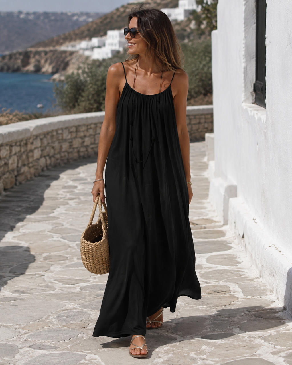 Mónica - Vestido Largo Favorecedor y Versátil