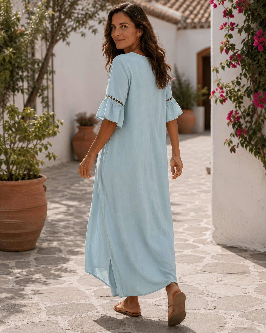 Elena - Vestido Largo Fresco y Favorecedor