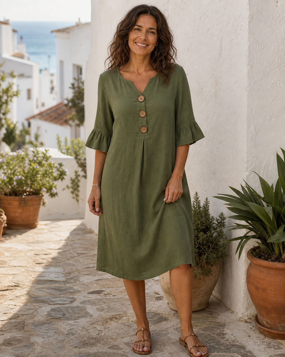 Marta - Vestido Holgado Fresco y Cómodo