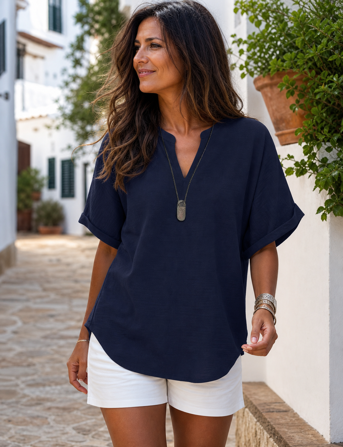 Beatriz - Blusa Holgada Cómoda y Favorecedora